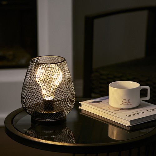 Table lamp cordless bedside - 2x,