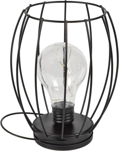 Decorative black cage lamp - decorative,