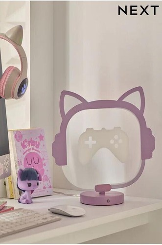 Next lilac purple cat gamer - lilac,