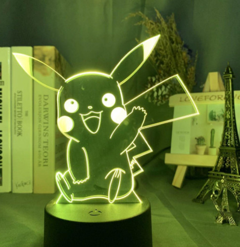 Pokemon pikachu acrylic led - pokemon,