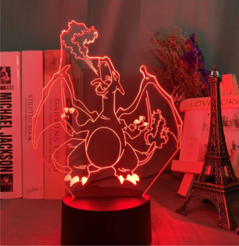 Pokemon charizard acrylic led - pokemon,