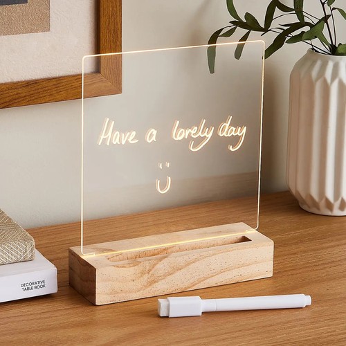 Write neon table - on, lamp