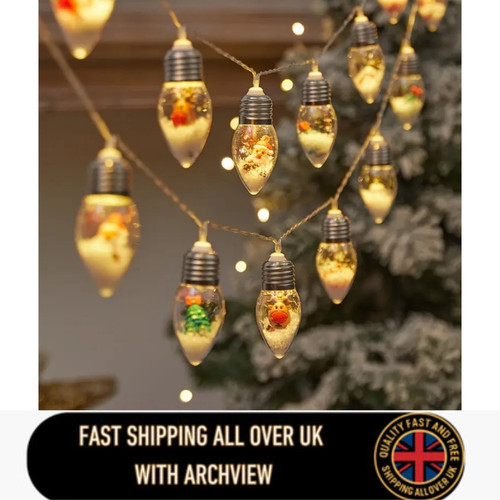 Led christmas snowball bulb - christmas,