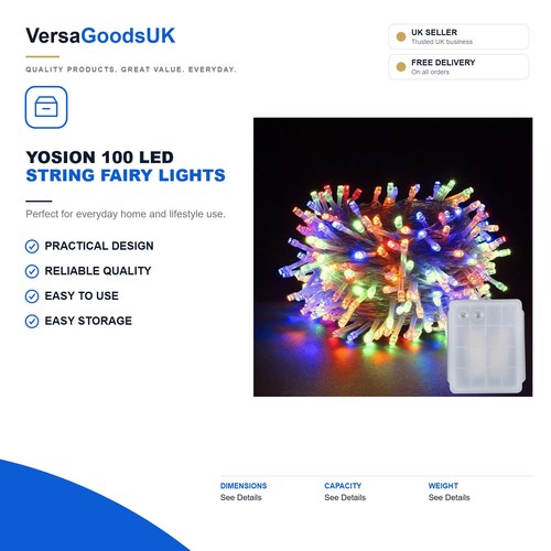 Yosion 100 led string - led,