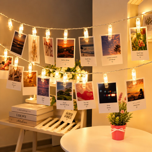 Led photo clip string - led,