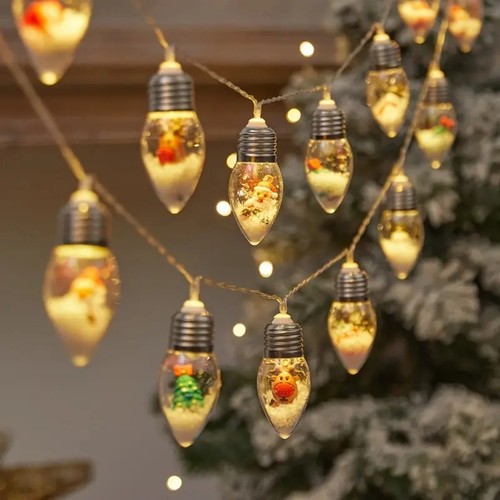 Led christmas snowball bulb - christmas,