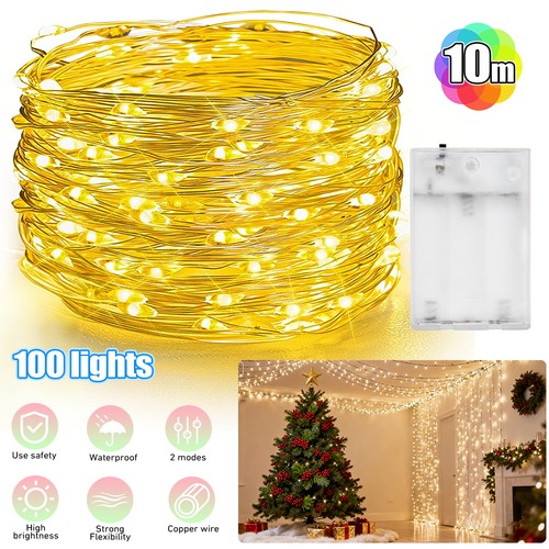 100 led fairy lights - 100,