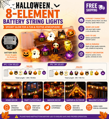 Halloween element battery - 8-element,