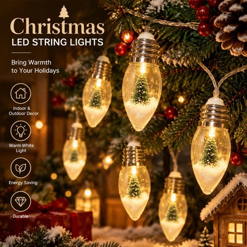 Led christmas snowball bulb - snowball,