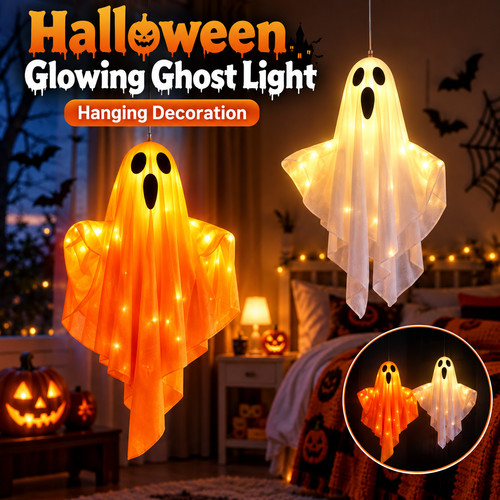 Halloween glowing ghost light - ghost,
