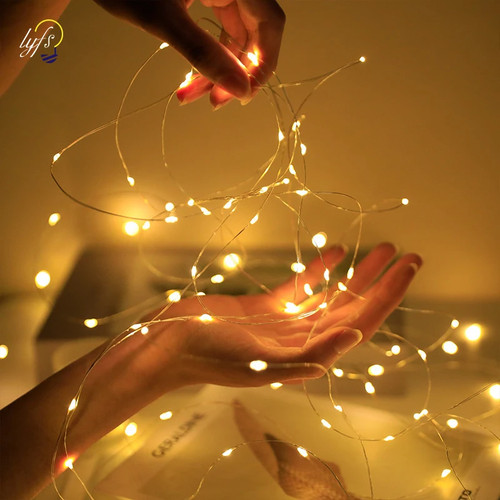 Copper wire fairy lights - fairy,